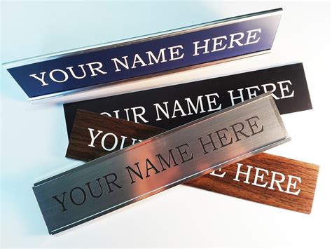 custom metal nameplates